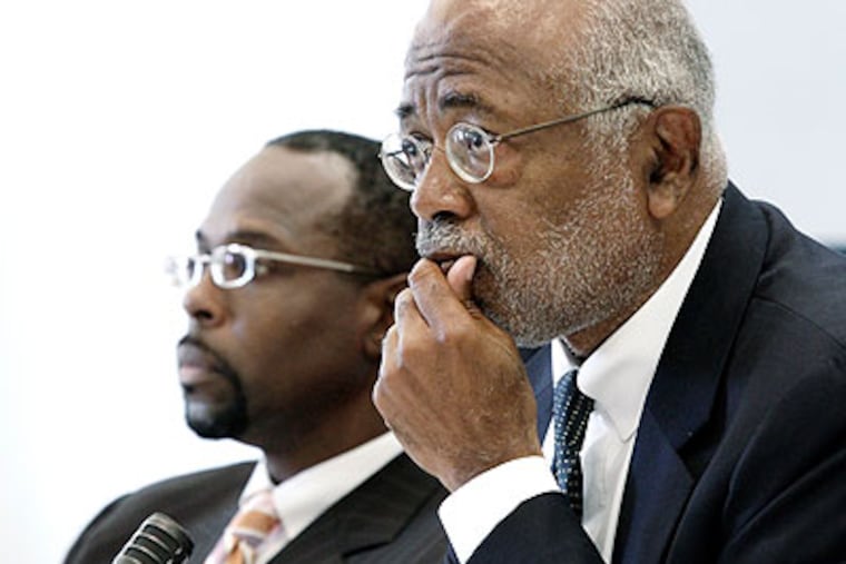 Robert Archie (right) resigned as SRC chairman. (Elizabeth Robertson / Staff Photographer)