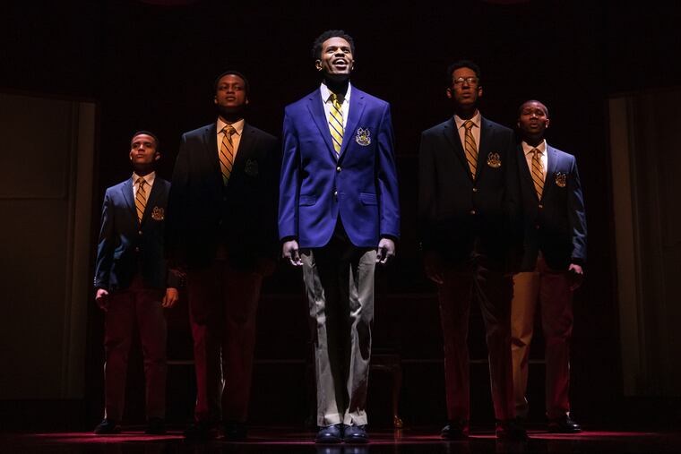 The cast of "Choir Boy," through Feb. 24 at the Manhattan Theatre Club.