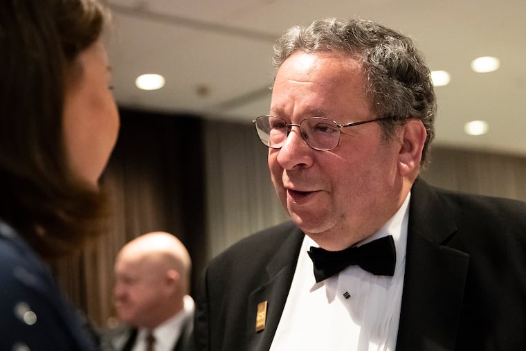 Former U.S. Ambassador to Canada David Cohen socializes during cocktail hour at the New York Hilton Midtown before the start of the Pennsylvania Society’s 121st Annual Dinner on Saturday, Dec. 07, 2019. Cohen, a former Comcast executive, will be this year's honoree.