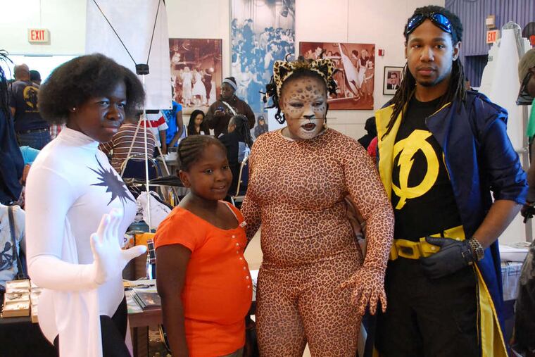 The 2012 Africoz contest included guest Jay Justice (left), second-place winner Christine Churchwell (center), and top winner Tony Ray (right).