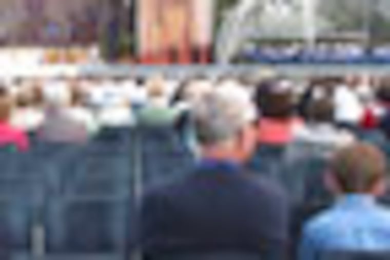 Many seats remain empty at the opening Mass of the Catholic Church's Eucharistic Congress in Dublin, Ireland, on Sunday June 10, 2012. The weeklong event involving Catholic leaders worldwide has focused attention on declining observance of the faith in Ireland amid ongoing child-abuse scandals. (AP Photo/Shawn Pogatchnik)