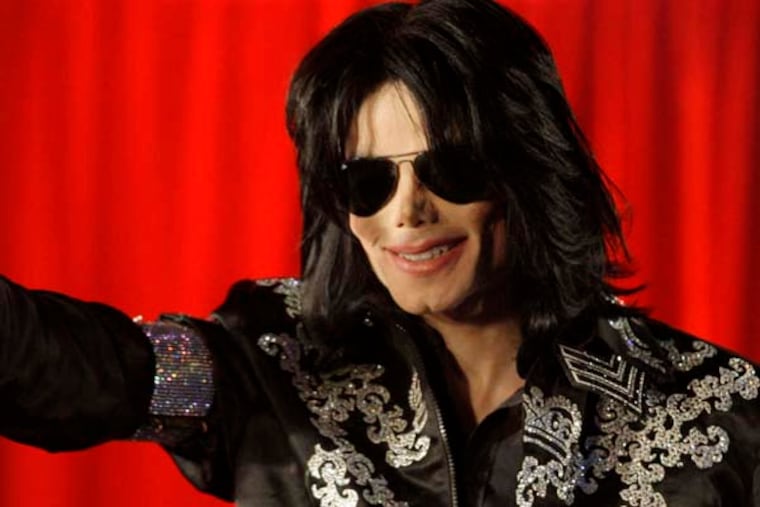 FILE - In this March 5, 2009 file photo, US singer Michael Jackson announces at a press conference that he is set to play ten live concerts at the London O2 Arena in July 2009. Wade Robson, who testified that Michael Jackson never abused him as a child, filed a claim against the singer's estate claiming years of abuse by the pop superstar. Robson claims he was abused by the pop superstar over a seven-year period. A Los Angeles judge said Thursday June 6, that he was inclined to unseal portions of Robson's court filings alleging molestation by Jackson, but that certain details wouldn't be made public to protect the choreographer's privacy. (AP Photo/Joel Ryan, File)