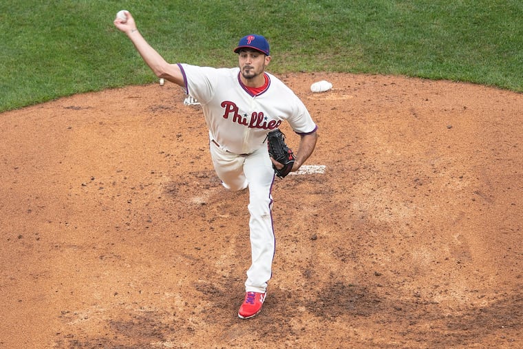Zach Eflin is scheduled to start against the Reds on Friday night.