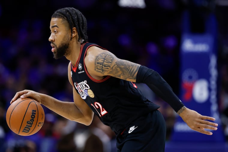 Sixers forward Trendon Watford, shown on Sunday against the Heat, left Tuesday's game against Orlando with a left adductor strain.