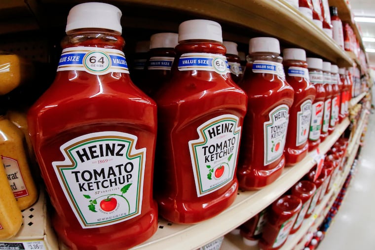 A display of Heinz Ketchup in a Pennsylvania grocery store in 2018.