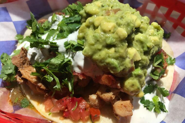 Chicken taco from Andale Latin Grill.