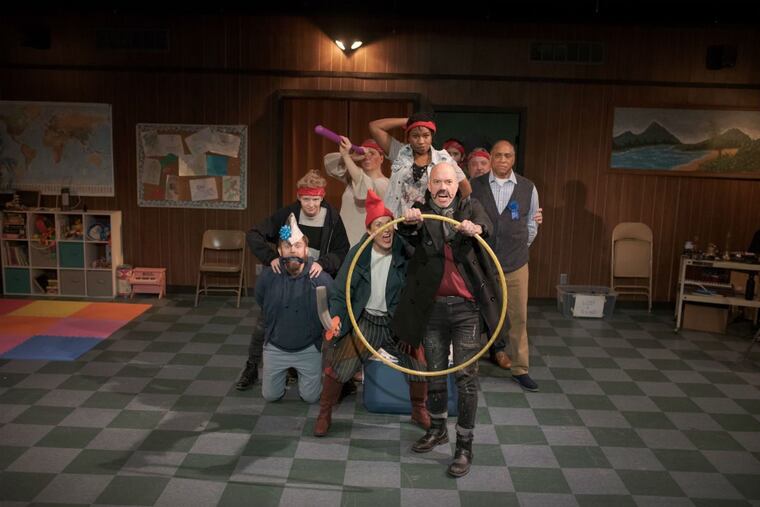 The cast of “Peter and the Starcatcher,” through May 20 at Theatre Horizon in Norristown.