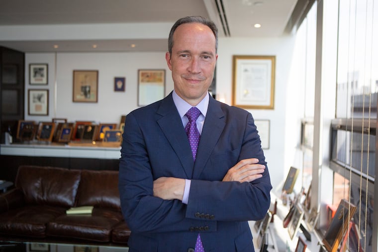 Lawyer Jim Walden. The firm Walden co-founded in 2015 is expanding in Philadelphia.