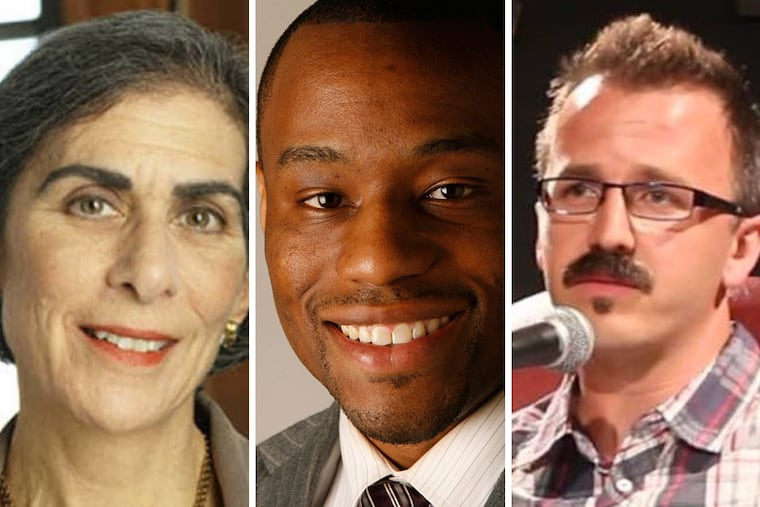 University of Pennsylvania professor Amy Wax, Temple University professor Marc Lamont Hill, and former Drexel University professor George Ciccariello-Maher