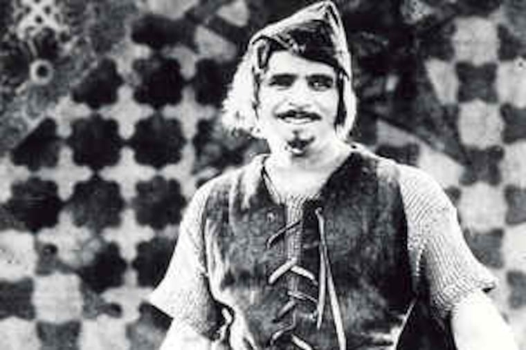 Other Robin Hoods: Douglas Fairbanks (above) and Kevin Costner (below left).