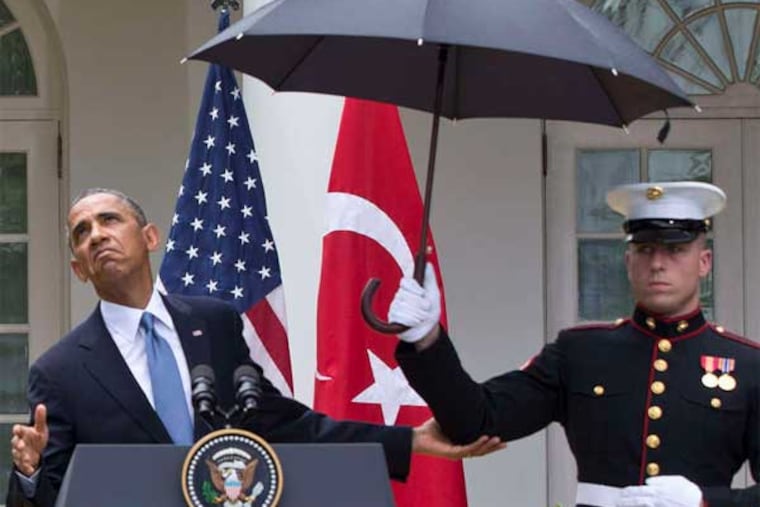 President Obama is weathering a tough storm as of late, facing vitriol from both his usual critics on the right and normally stalwart liberal allies over a trifecta of controversies. Some particularly heated pundits are comparing him to Nixon and calling for his impeachment. (Associated Press)