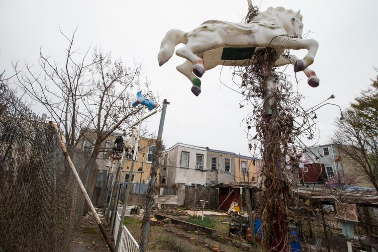 A garden was created by Marcelino Esquilin in the vacant lots behind their house. He kept a garden for nearly 40 years before dying six months ago. Then the property was sold at a sheriff's sale before they knew it.
