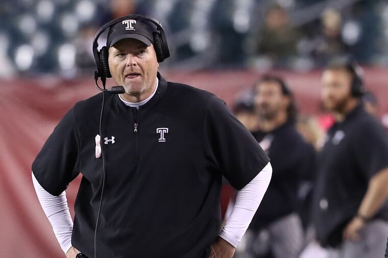 Temple coach Rod Carey said Monday's practice was the best one the team has had.