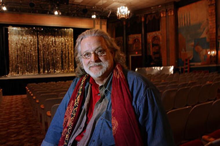 Bruce Curless in the Ritz Theatre in Haddon Township on Monday afternoon. (Laurence Kesterson / Staff Photographer)