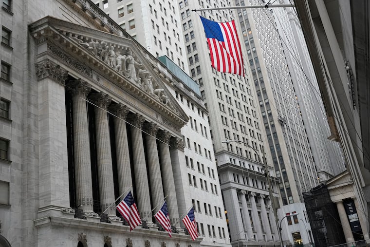 The New York Stock Exchange is seen earlier this month. Wall Street is a major driver of New York City’s economy and a major source of tax revenue for both the city and the state.