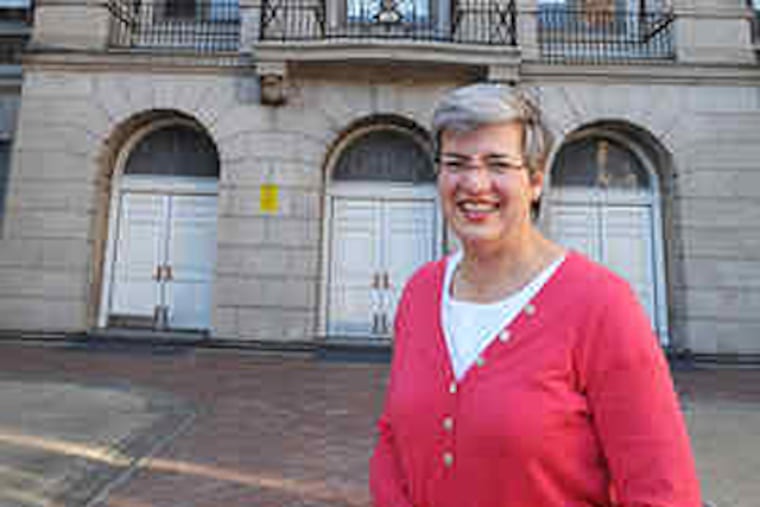 Amy Ashbridge , a parent at Masterman: "This admission policy threatens the very existence of special-admission schools." (Sharon Gekoski-Kimmel / Staff)