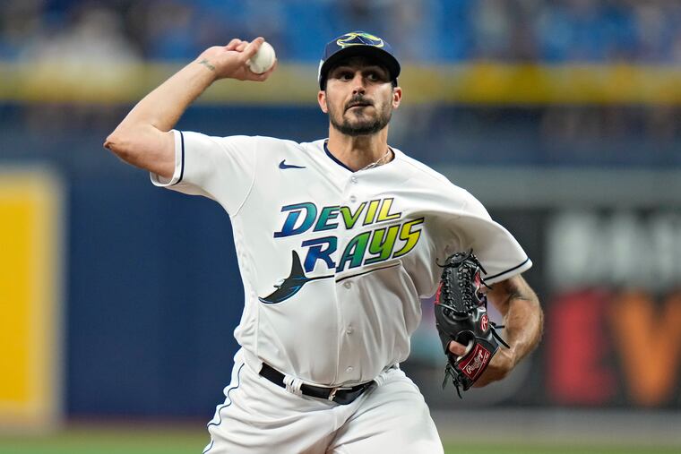 After signing with the Tampa Bay Rays in the offseason, Zach Eflin will face the Phillies for the first time Tuesday night at Tropicana Field.