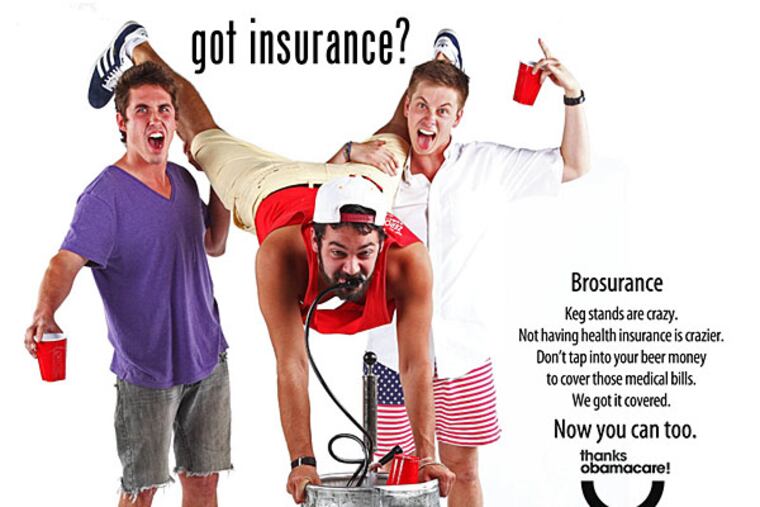 The edgy “got insurance?” Obamacare ads that have gone viral on the Web are the joint product of two nonprofits that have nothing to do with a government-funded campaign to get the word out about the new health care exchanges created by the Affordable Care Act.