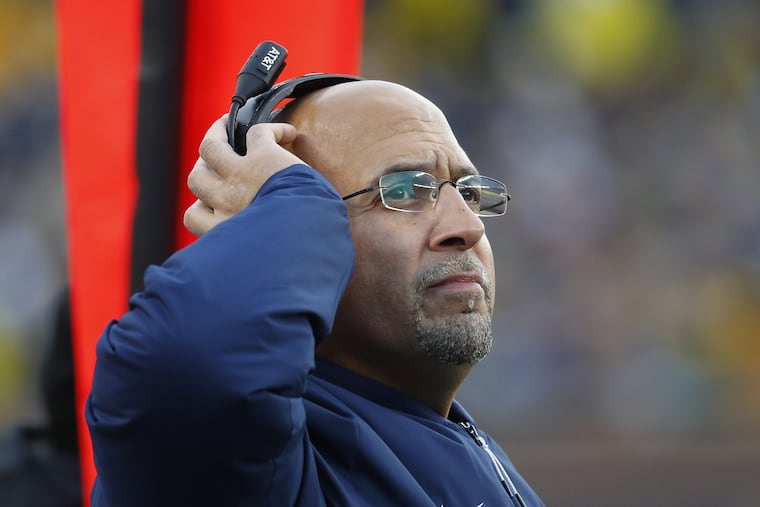 Penn State head coach James Franklin.