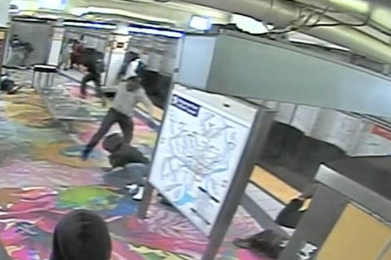 Video captured the brutal beating Tuesday of two students at the Spring Garden station. SEPTA police say they’re working with the school district to find the attackers.