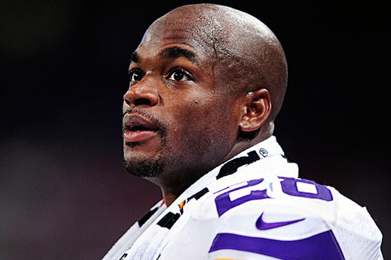 Vikings running back Adrian Peterson. (Jeff Curry/USA Today Sports)
