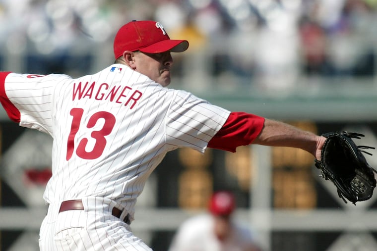 Billy Wagner had a 1.86 ERA and 59 saves in his two seasons with the Phillies from 2004-05.