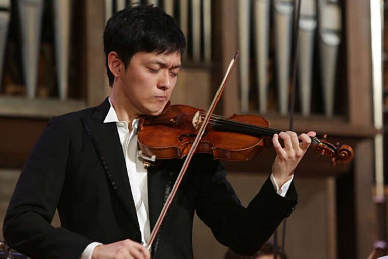 Yu-Chien “Benny” Tseng, the Curtis Institute of Music student who won the Silver Medal in the XV International Tchaikovsky Competition.