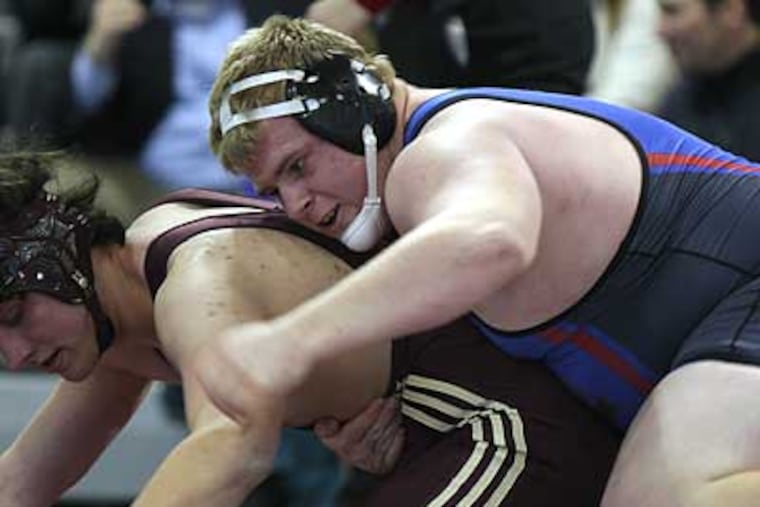 Chuck Boddy will wrestle at Bucknell. (Lou Rabito/Staff)