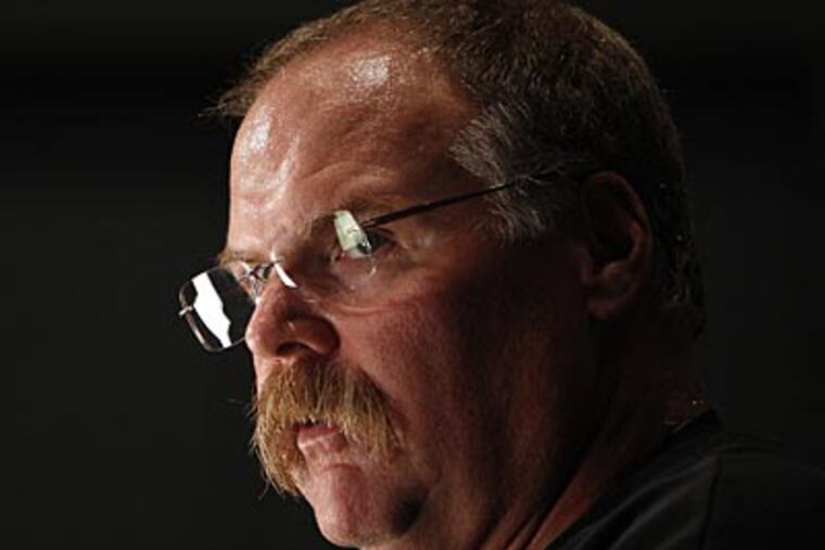 Andy Reid holds an overall record of 139-92-1 since he became head coach of the Eagles. (Yong Kim/Staff Photographer)