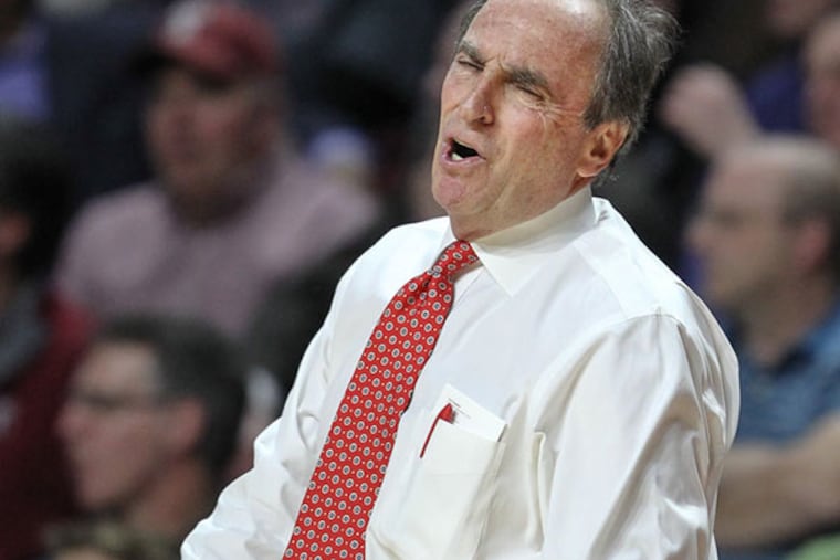 Temple's head coach Fran Dunphy. (Steven M. Falk/Staff Photographer)