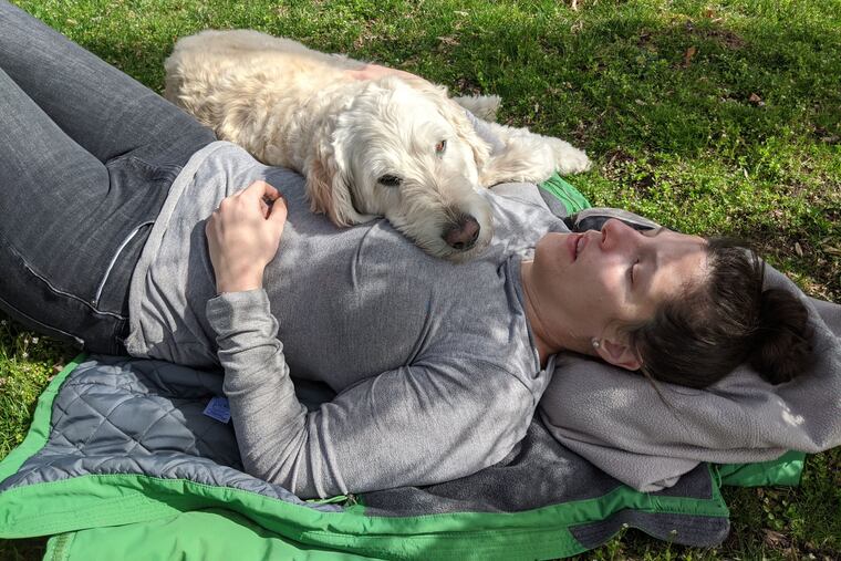 Claudia Dal Molin, a sports medicine doctor and team physician for the University of Maryland. She tested positive for COVID-19 in mid-March 2020. She later developed a condition called POTS that made her heart race when she sat or stood up.