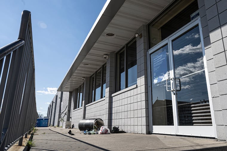 An entrance to a closed Rite Aid at 3000 Reed St. in Grays Ferry on Nov. 2, 2023. Three more Rite Aids in the city are set to close soon, too, amid the company's bankruptcy.