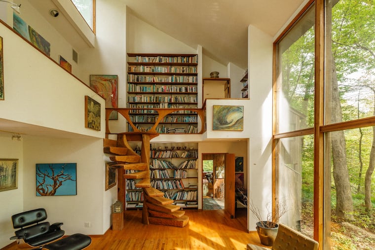 The Malvern-area home of late builder Robert McElroy and his wife, artist Annamaria McElroy, is for sale for nearly $2 million.