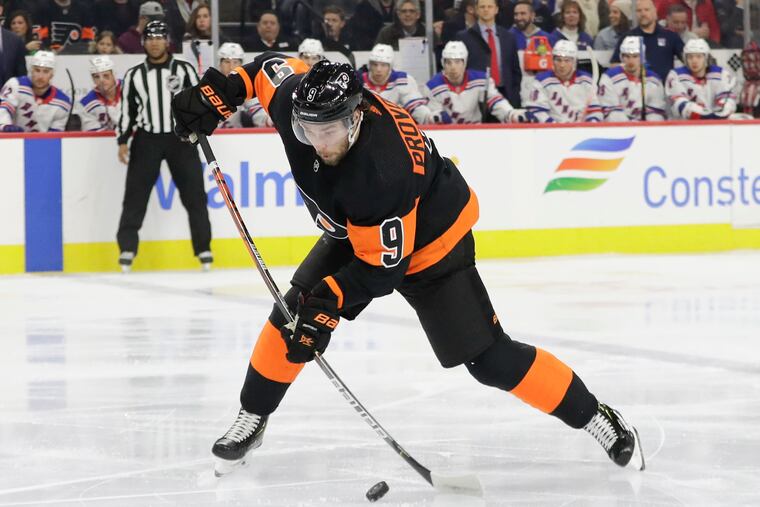 Ivan Provorov had 13 goals this season and was named the Flyers' best defenseman for the second time in his four-year career.