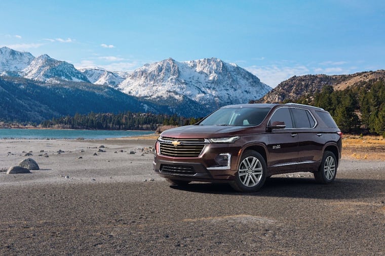 The 2022 Chevrolet Traverse three-row mid-size SUV gets a freshened look and more driver assist features.