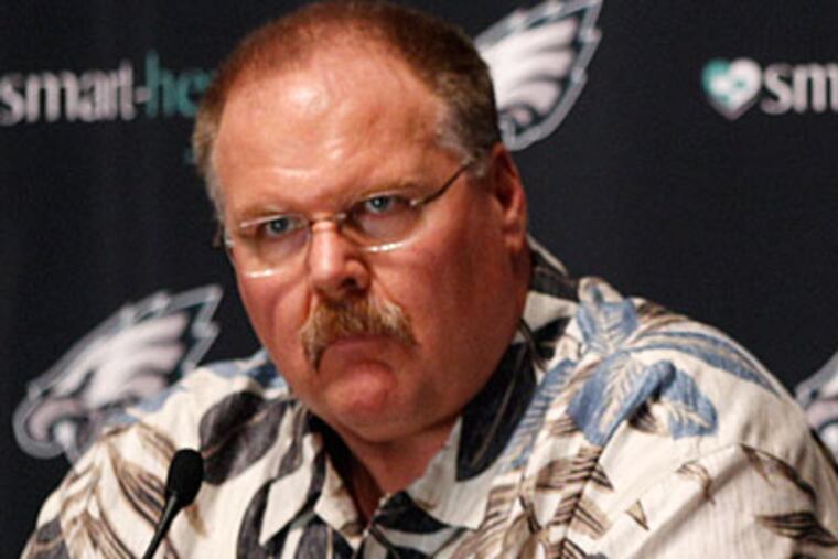 Andy Reid and the Eagles still have off-season moves to make. (Matt Slocum/AP)
