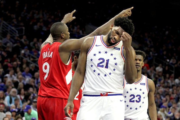 Joel EMbiid was fighting the flu during the Sixers' Game 4 loss.