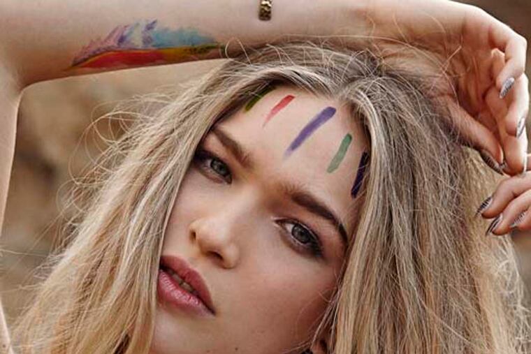 Watercolor BeautyMarks "The New Makeup" by Mr. Kate.