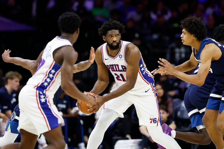 Joel Embiid and the Sixers turned their attention to Wednesday night's season opener against the Boston Celtics at TD Garden.