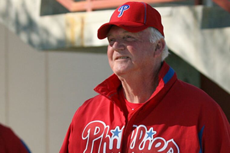 Manager Charlie Manuel has agreed to a two-year contract extension with the Phillies. (Yong Kim / Staff Photographer)