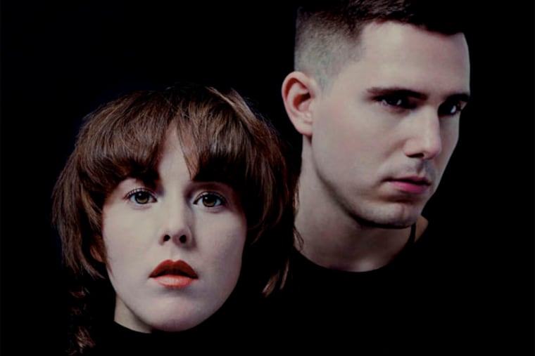 Purity Ring - Megan James and Corin Roddick - bring a cool sound to a co-headlining bill with countrymen Braids at Union Transfer. (RENATA RAKSHA)