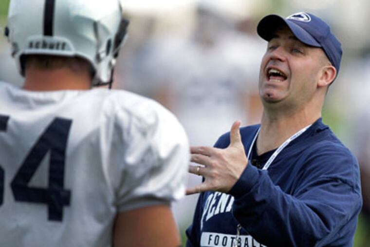 "We can't wait to play," Bill O'Brien said of the Sept. 1 season opener against Ohio. (Gene J. Puskar/AP)