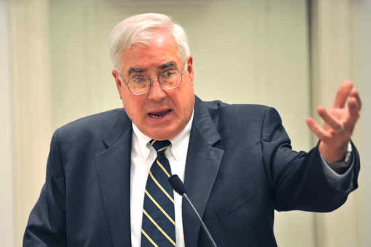 "If this comes down to a question of whose probity may be relied upon by the people of Bucks County, I welcome any comparison," Bucks County District Attorney David Heckler said when asked if he would recuse himself to avoid the potential appearance of a conflict of interest.