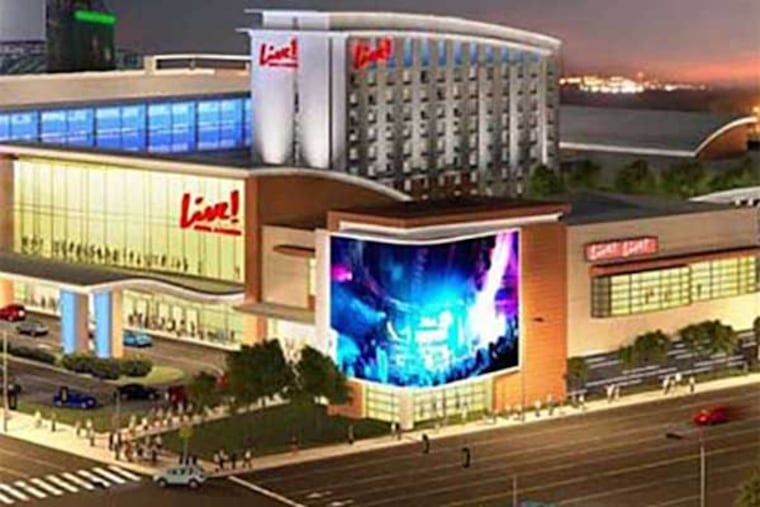 The Live! Philadelphia proposal in South Philadelphia would cost $425 million but require no debt.