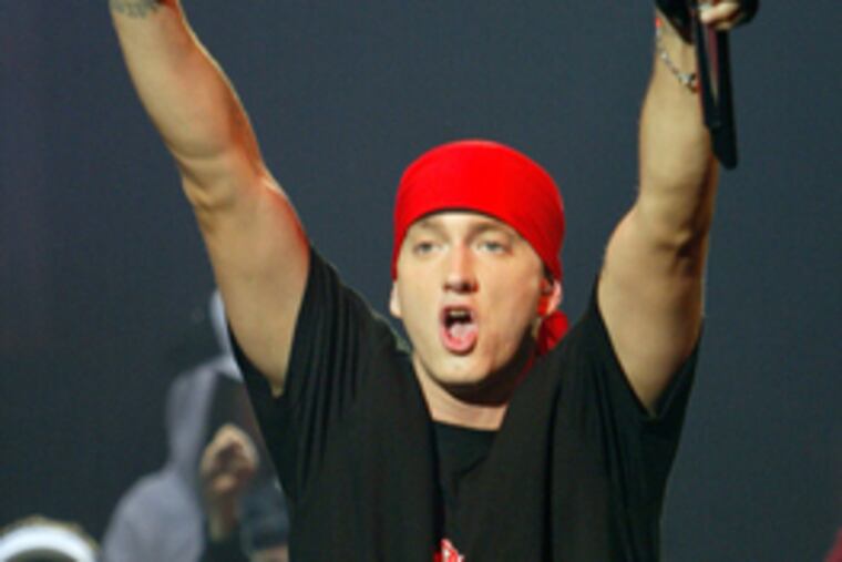 Eminem: "Me and Dre are back in the lab like the old days."