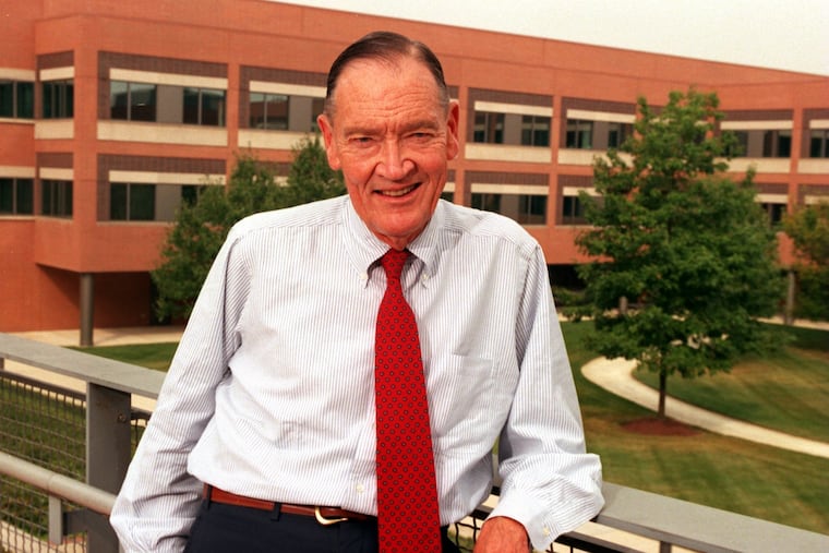 John C. Bogle, founder of the Vanguard Group, on the company's campus in Malvern.