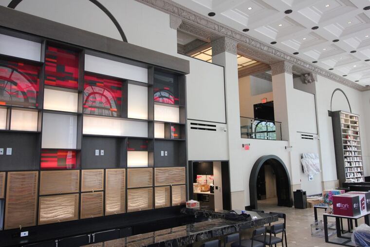W XYZ bar in the lobby of the Aloft Philadelphia Downtown, 101 N. Broad St., on Aug. 16, 2017.