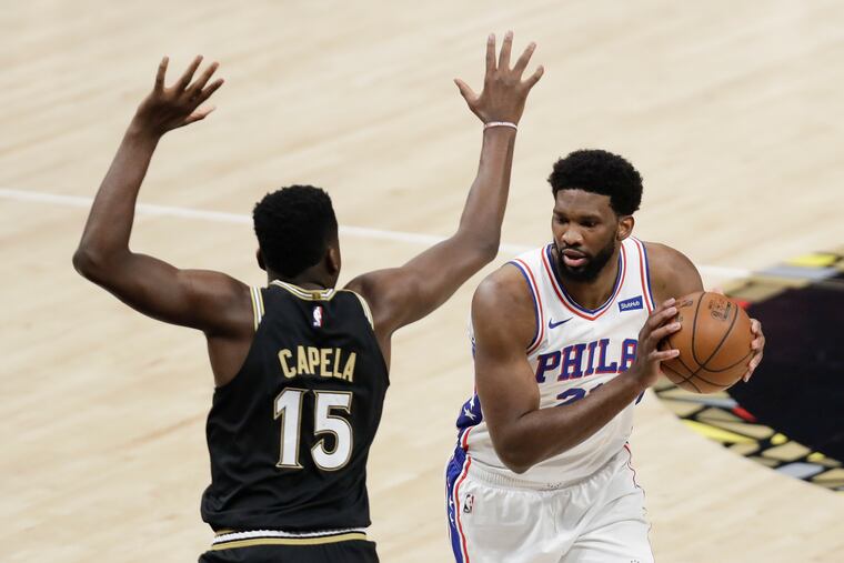 Joel Embiid is coming off a tough Game 4 in Atlanta.