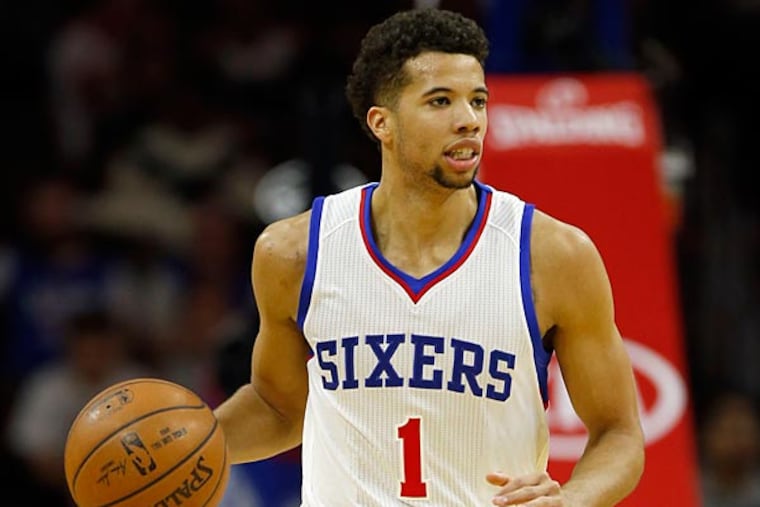 Michael Carter-Williams was the NBA Rookie of the Year with the Sixers in 2014.