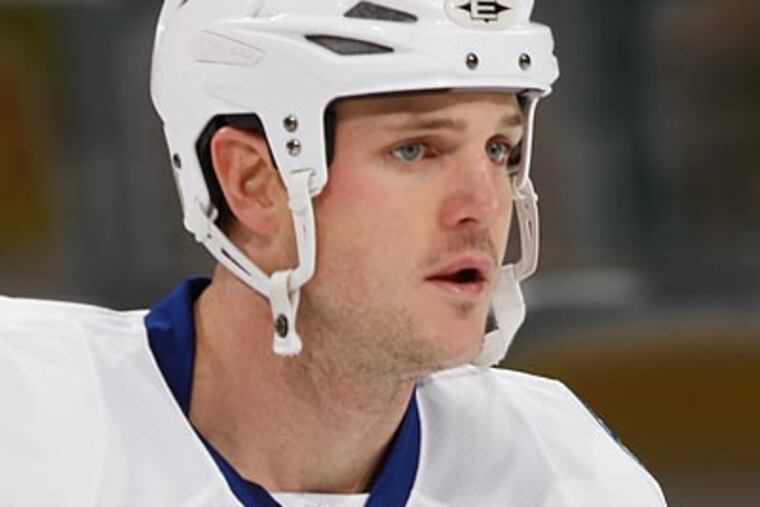 Matt Walker made his Flyers debut last night in Boston. (David Zalubowski/AP file photo)